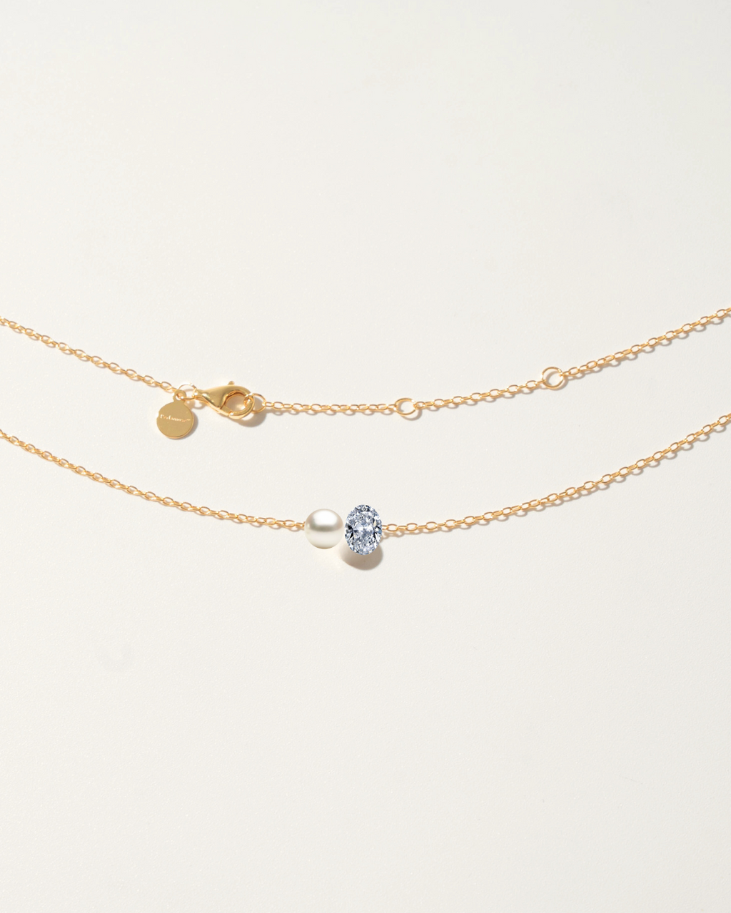 PEARL & DIAMOND  NECKLACE