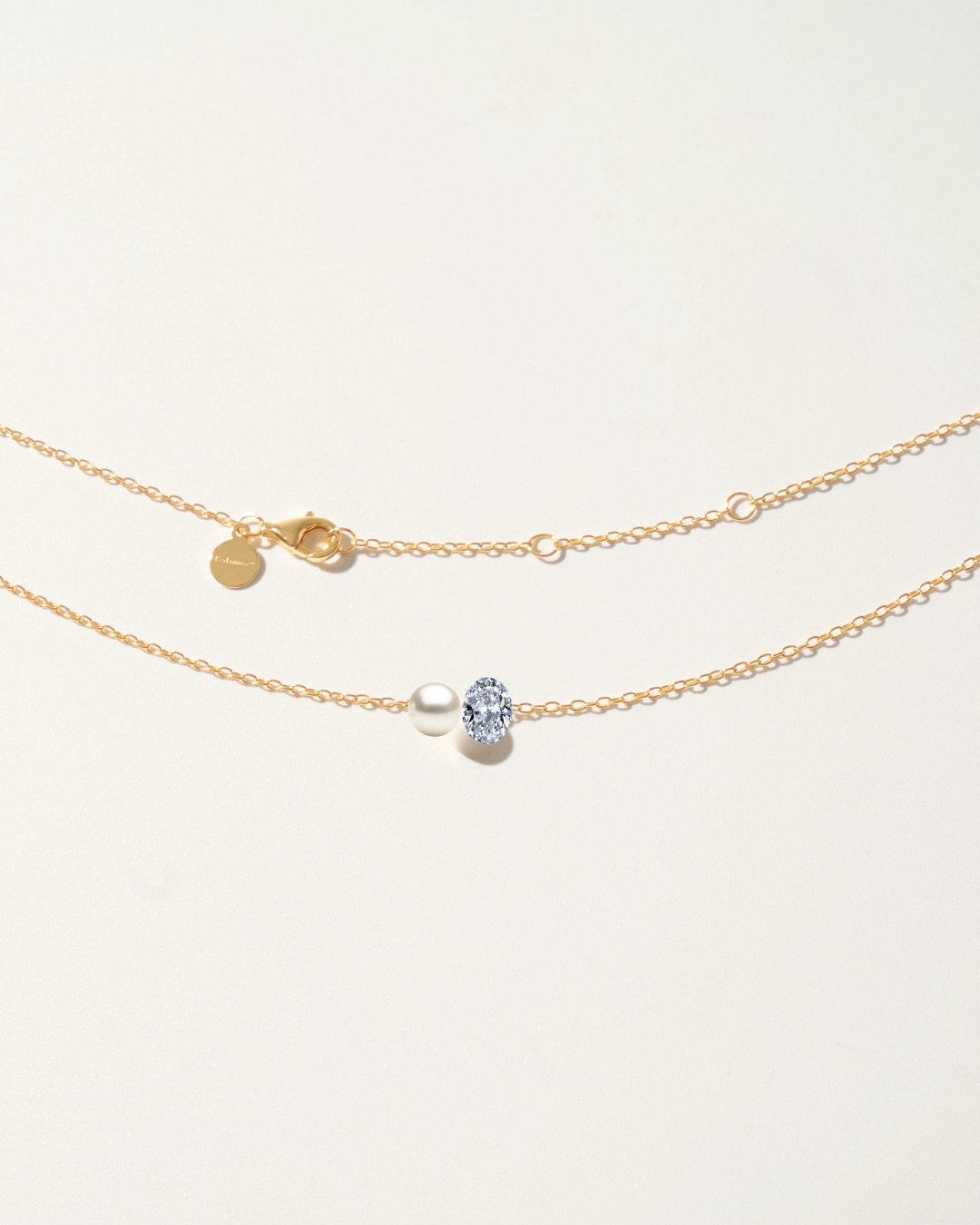 PEARL & DIAMOND  NECKLACE