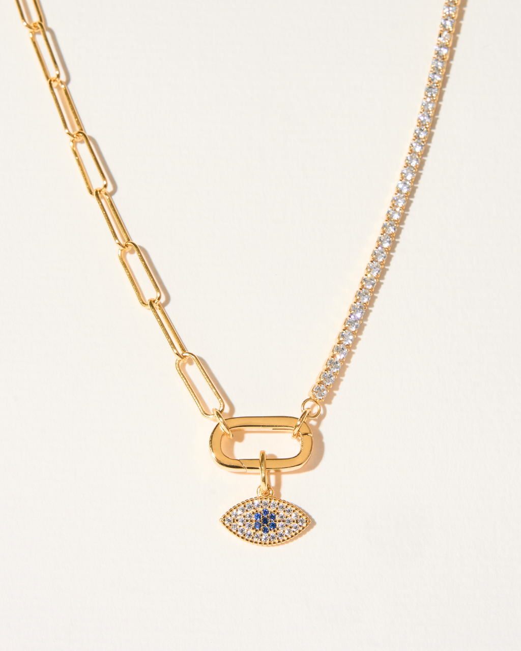 GLITTER EVIL EYE CHARM