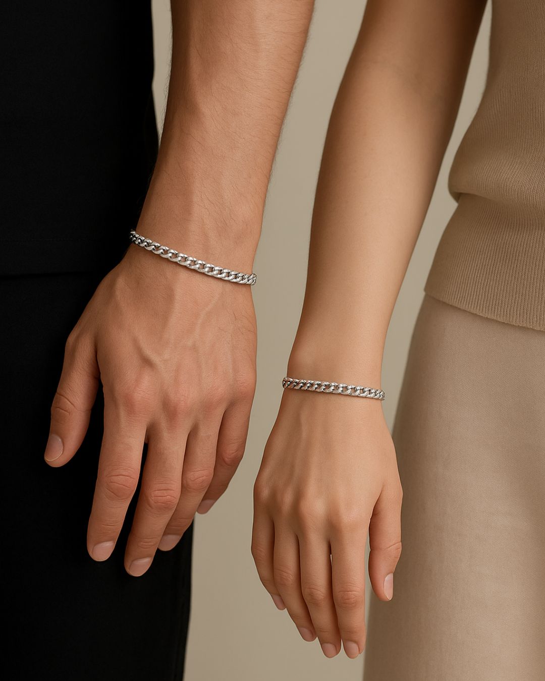 SILVER CHAIN LINK BRACELET