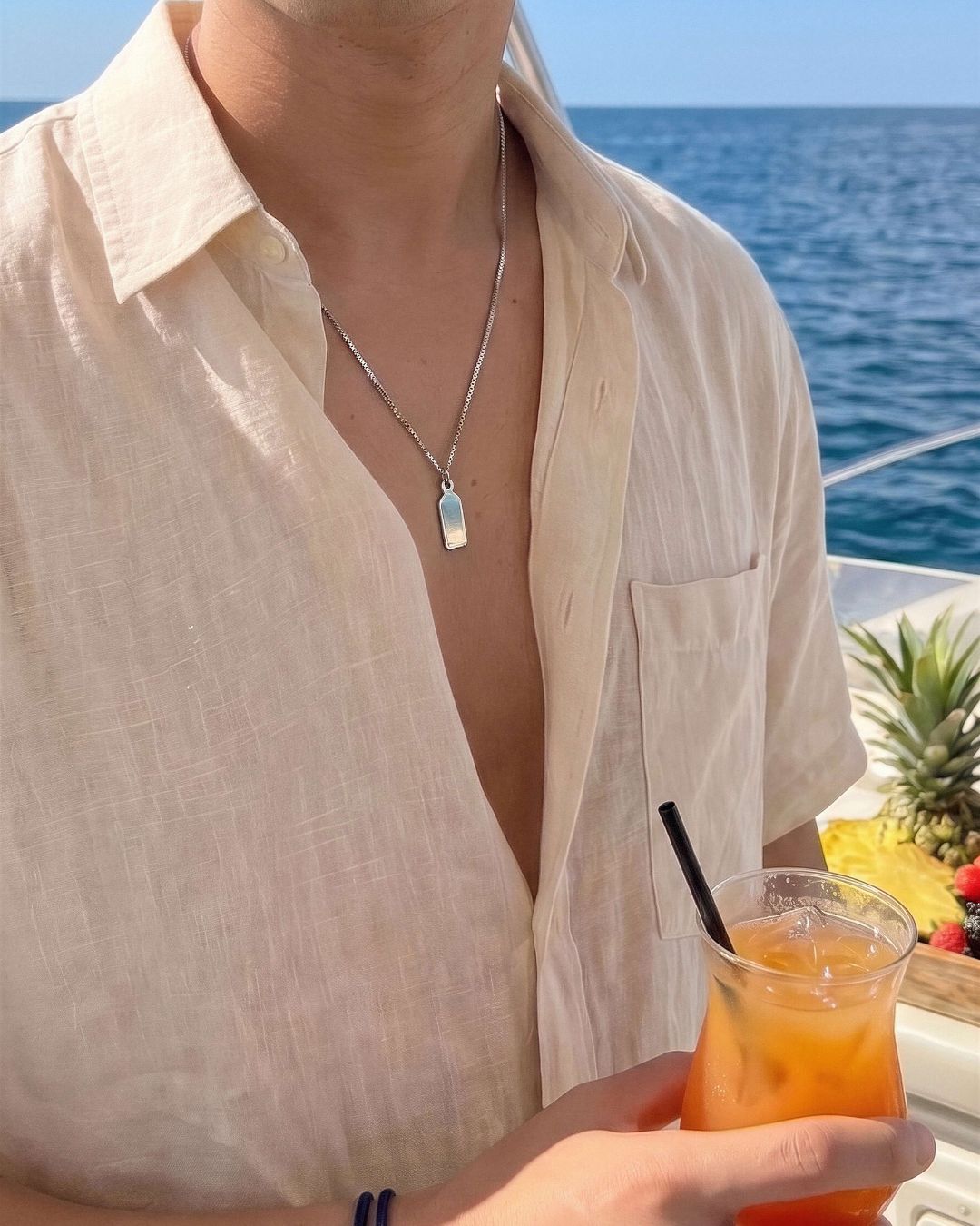 DÂY CHUYỀN PERLAMUSE KHẮC TÊN - NAME TAG