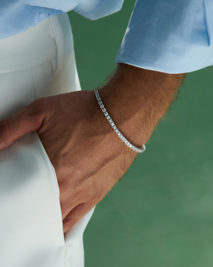 LAB GROWN DIAMOND TENNIS BRACELET 3MM - 4MM