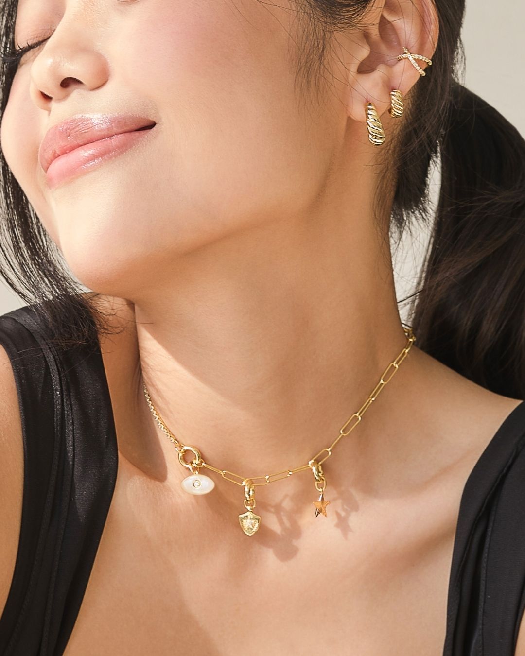MẶT DÂY CHUYỀN PERLAMUSE XÀ CỪ PEARL EVIL CAO CẤP