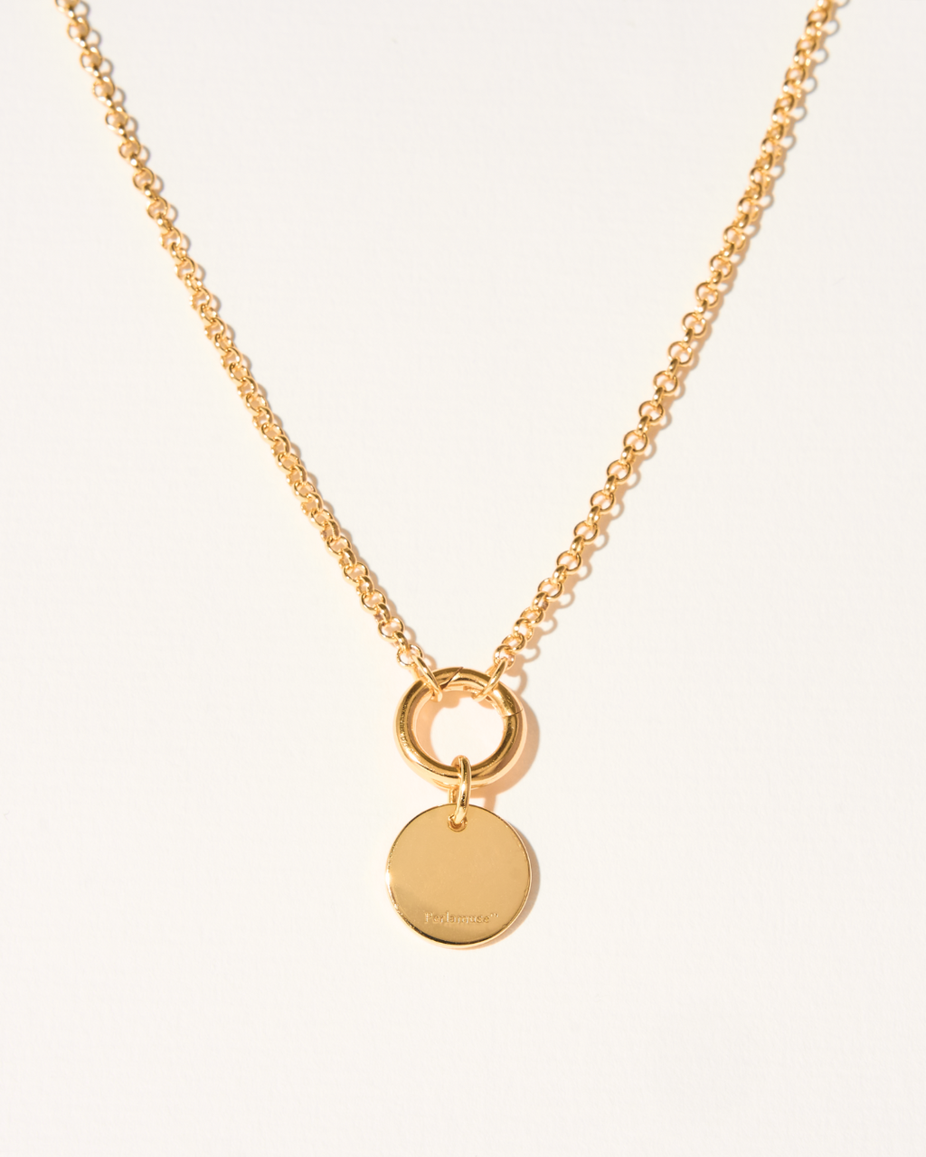 ENGRAVED INITIAL CHARM