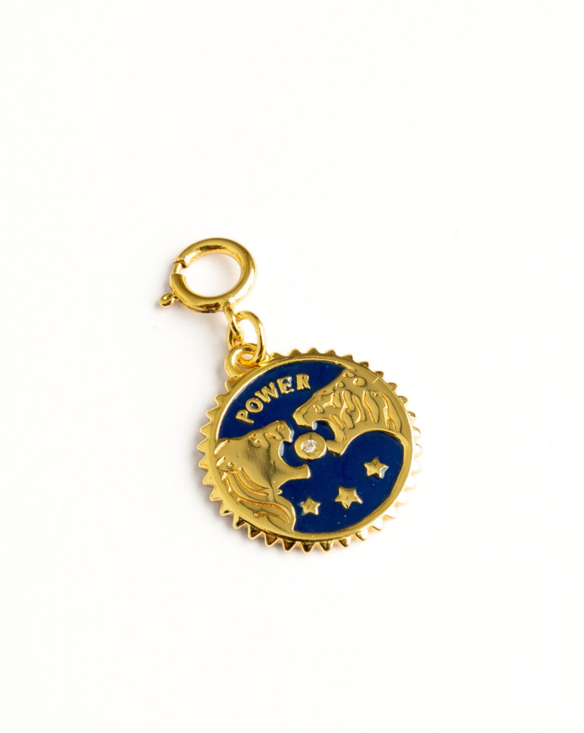 ENGRAVED LEO TIGRA POWER CHARM