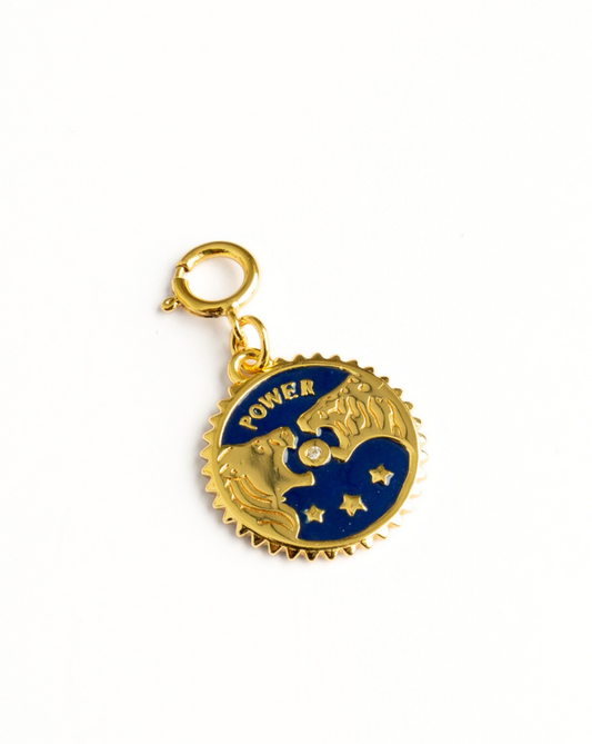 ENGRAVED LEO TIGRA POWER CHARM