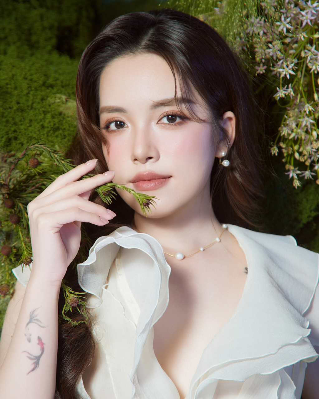 VÒNG TAY PERLAMUSE VÀNG VERMEIL 16K DAINTY NGỌC TRAI TỰ NHIÊN