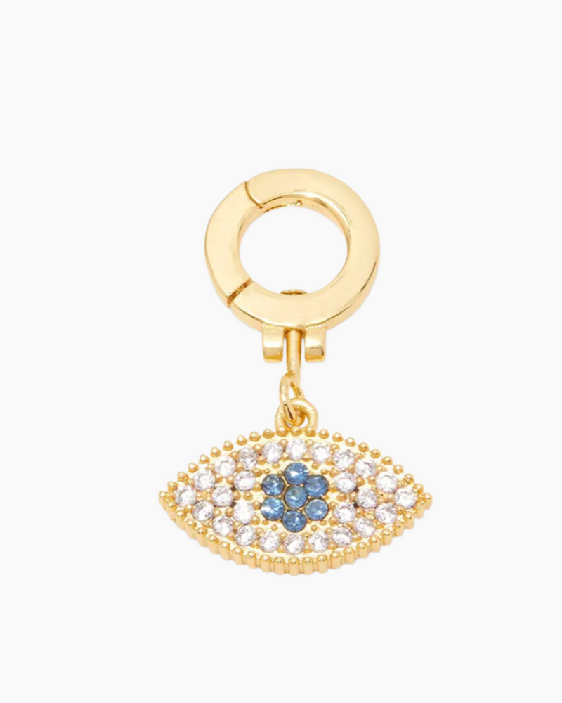 Glitter Evil Eye Charm