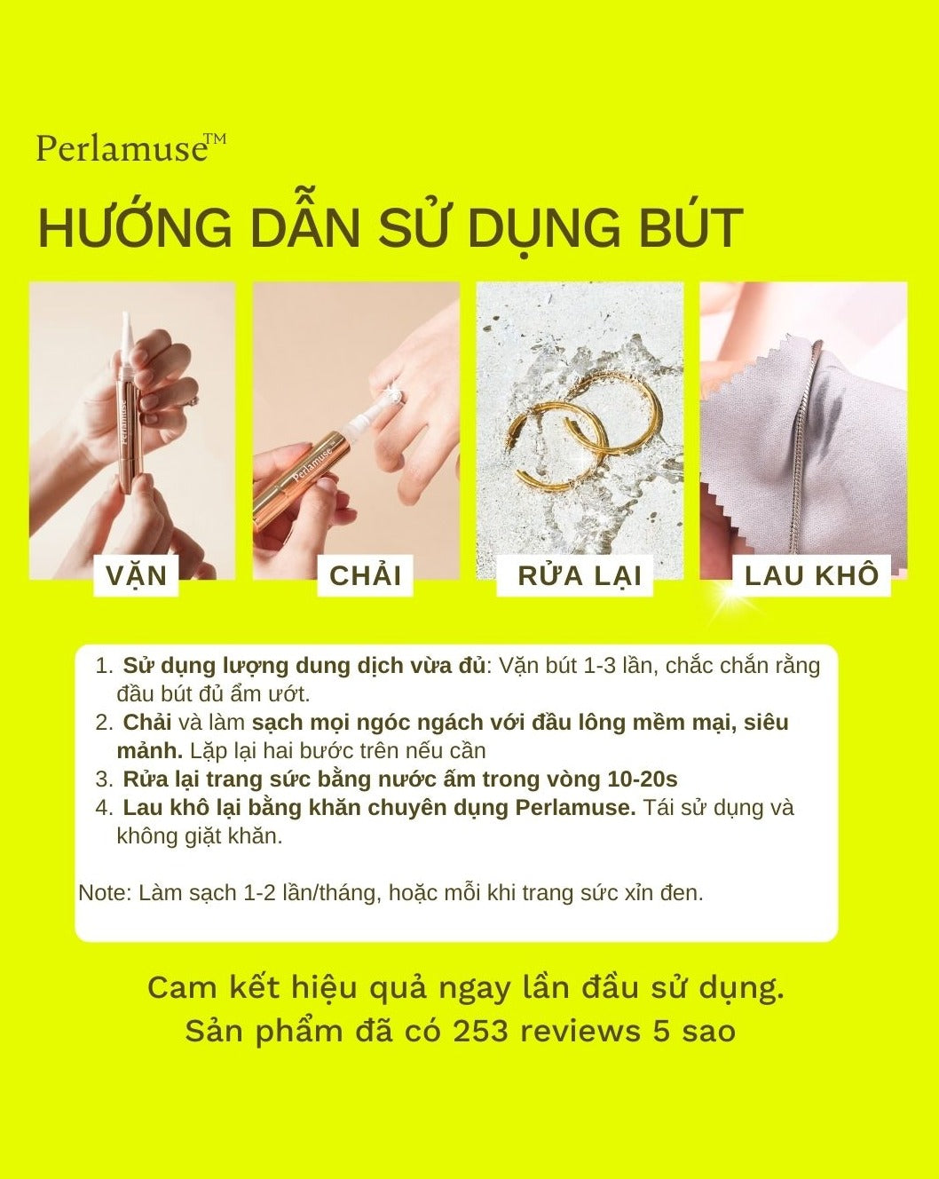 BÚT LÀM SẠCH TRANG SỨC TẠI NHÀ