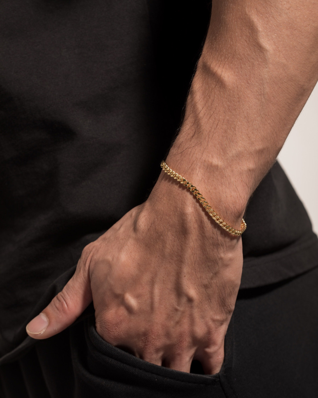 VÒNG TAY PERLAMUSE CUBAN CHAIN LINK 4MM 