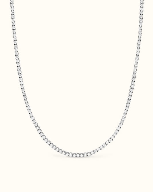 LAB GROWN DIAMOND TENNIS NECKLACE 3MM