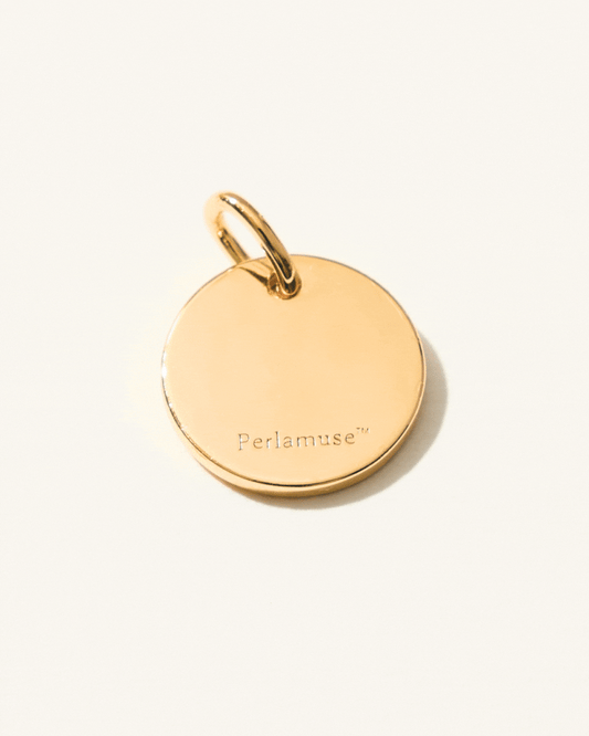 ENGRAVED INITIAL CHARM