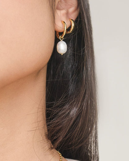 TIMESLESS PEARL DROP EARRINGS