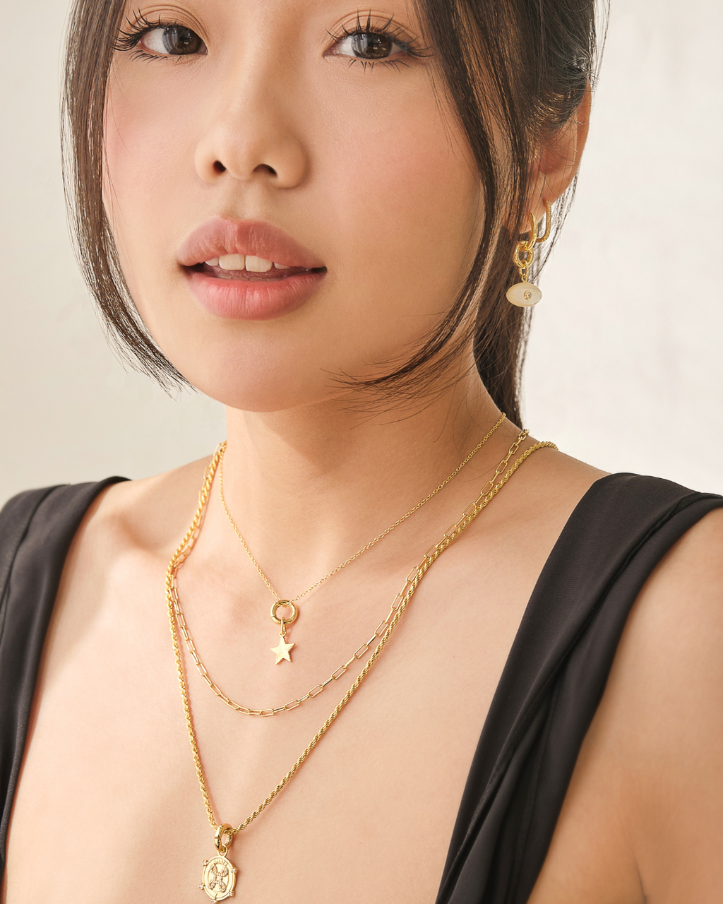 DÂY CHUYỀN PERLAMUSE VÀNG VERMEIL 16K ROPE CHAIN XOẮN THỪNG 2MM