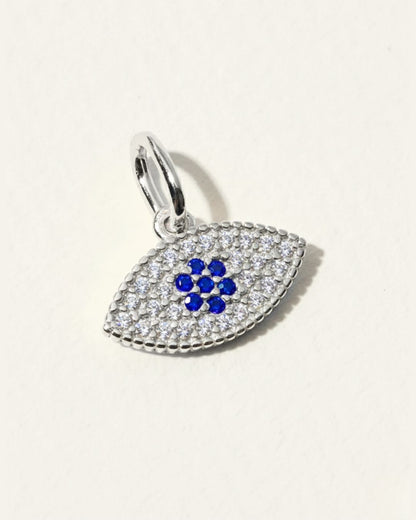 GLITTER EVIL EYE CHARM