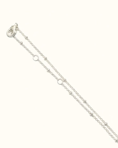 SILVER SATELLITE BRACELET