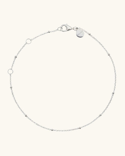 SILVER SATELLITE BRACELET