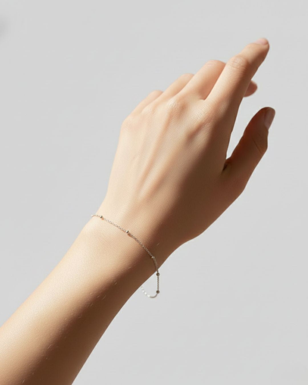 SILVER SATELLITE BRACELET