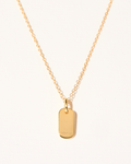 ENGRAVED SMALL NAMETAG NECKLACE