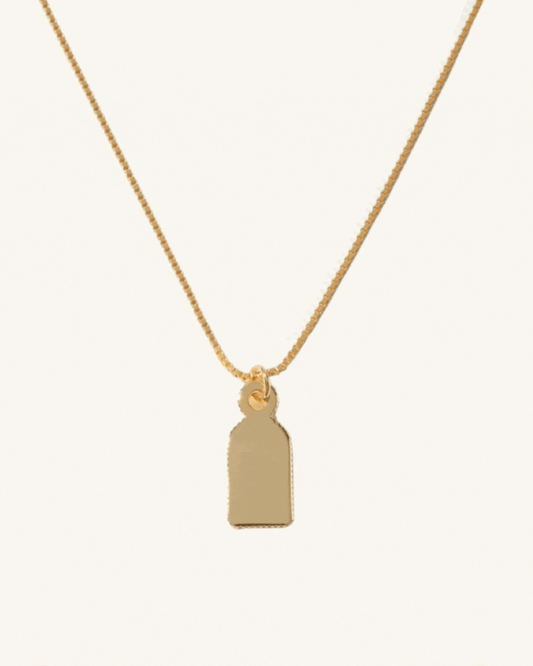 ENGRAVED NAME TAG NECKLACE