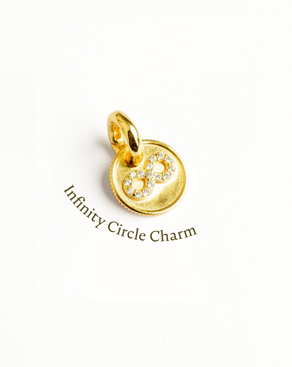 Infinity Circle Charm (Gold)