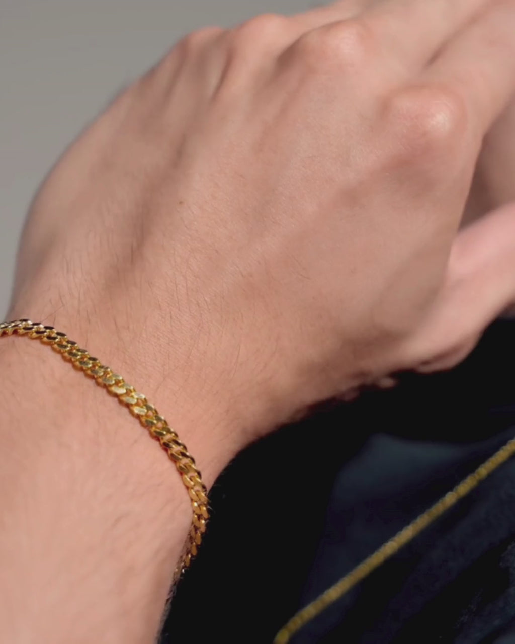 VÒNG TAY PERLAMUSE CUBAN CHAIN LINK 4MM 