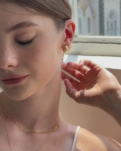 STORMI BOLD HUGGIE EARRINGS