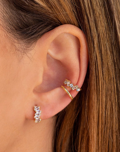 MINI DIAMOND HOOP EARRINGS