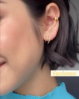 CZ Spiral Earrings